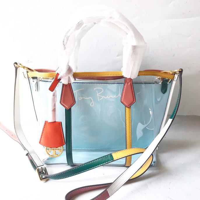 Laris TAS WANITA ORI / TB PERRY PVC SMALL TRIPLE COMPARTMENT PROMO