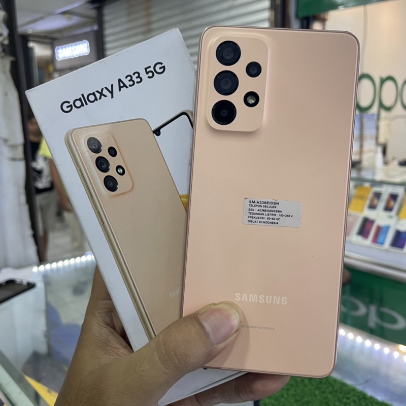 samsung a33 5G ram 8/128gb second bekas pakai mulus fullset original