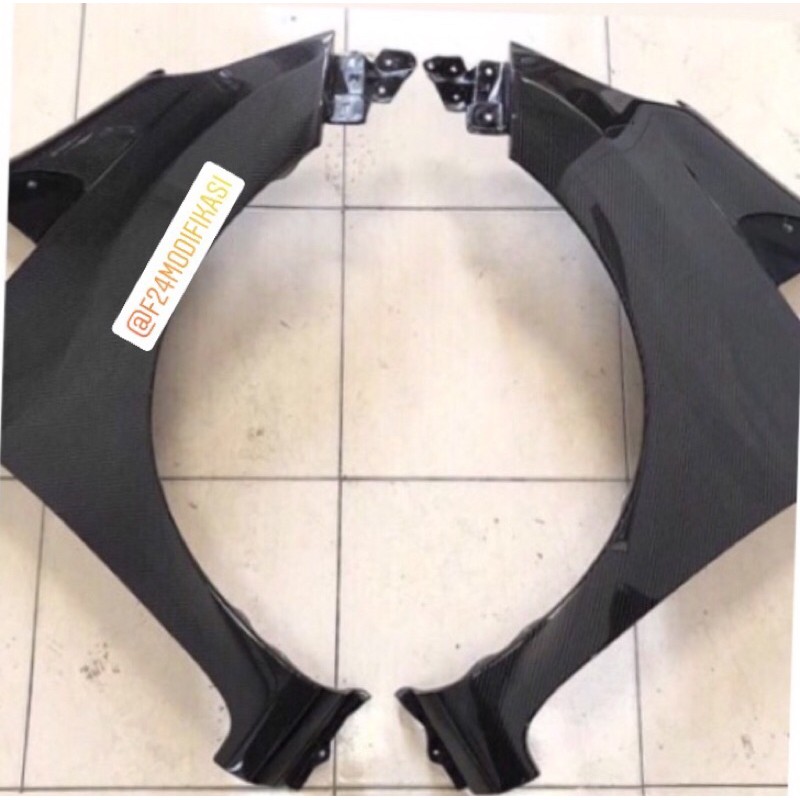 fender depan honda jazz ge8 carbon kevlar