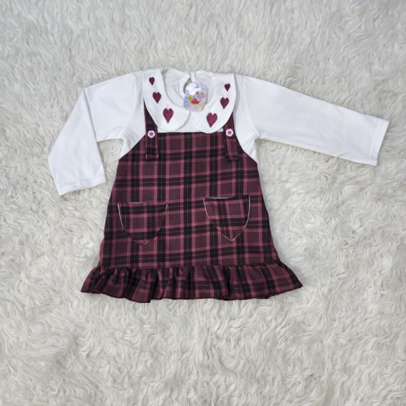 baju bayi perempuan dress lengan panjang baby girl