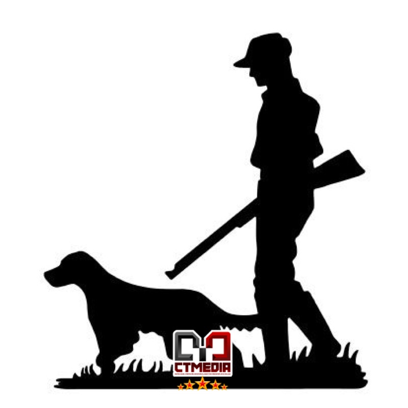 

sticker cutting pemburu ukuran 12 x 15