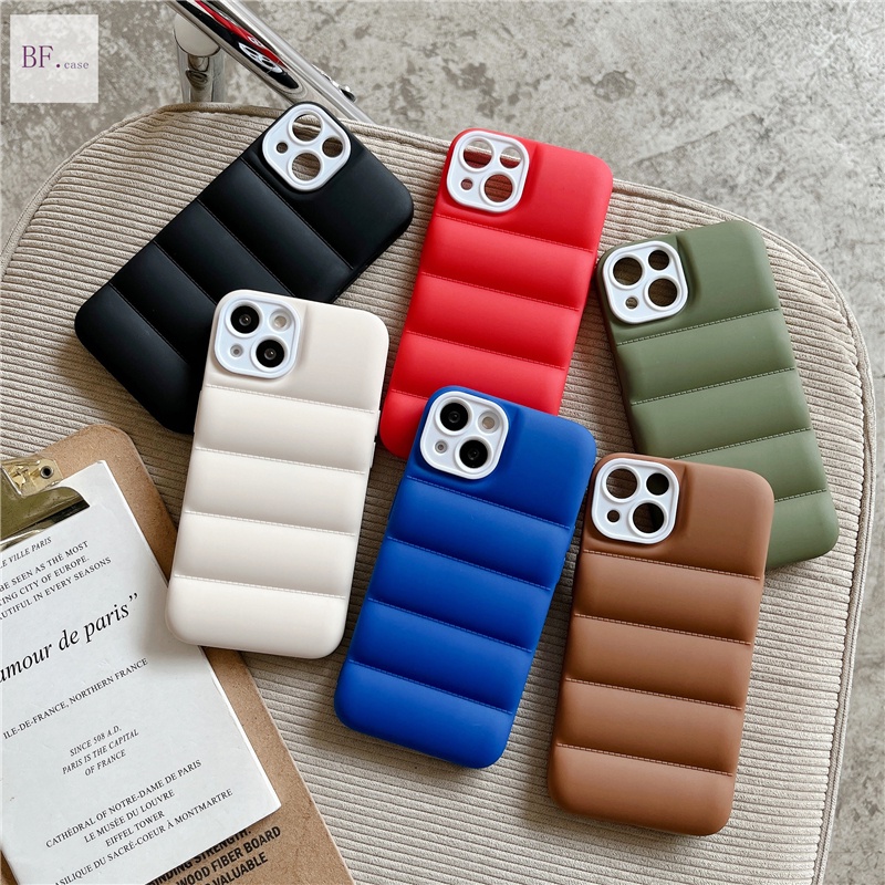 (2 In 1) Casing Softcase Tpu Iphone 13 12 11 Pro Max X Xr Xs Xsmax 7plus 13mini Warna Putih