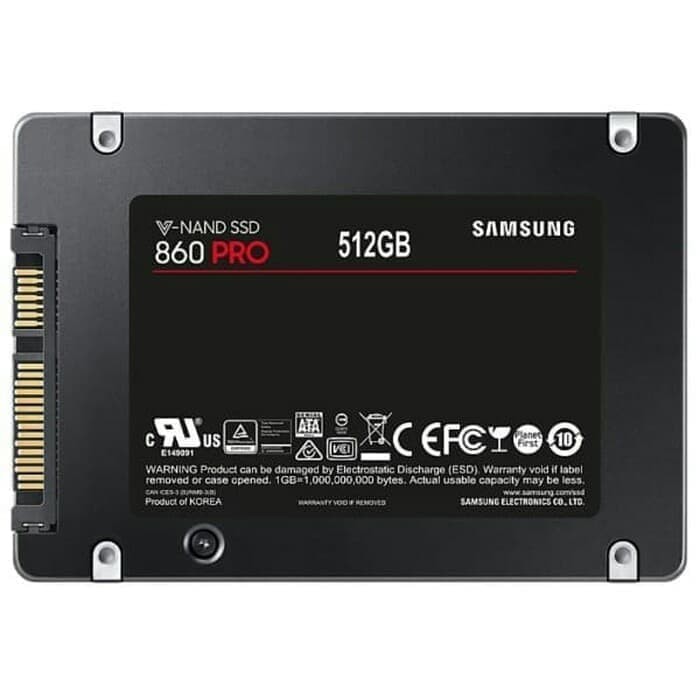 Samsung SSD 2 5  860 PRO 512GB MZ 76P512BW