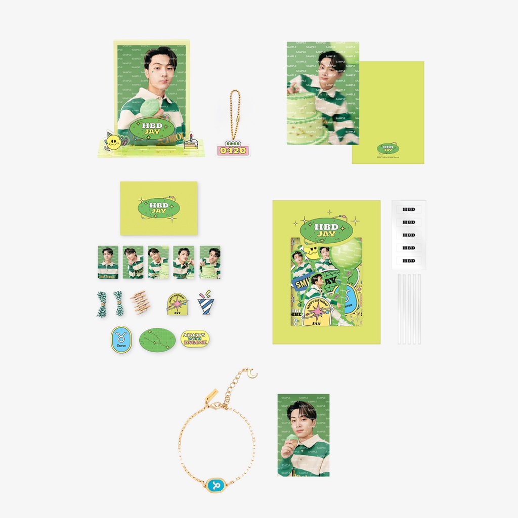 [PO] ENHYPEN BIRTHDAY: JAY MERCH (MD) - DIY Photocard Garland/Acrylic Frame&Keyring/Deco Sticker Set