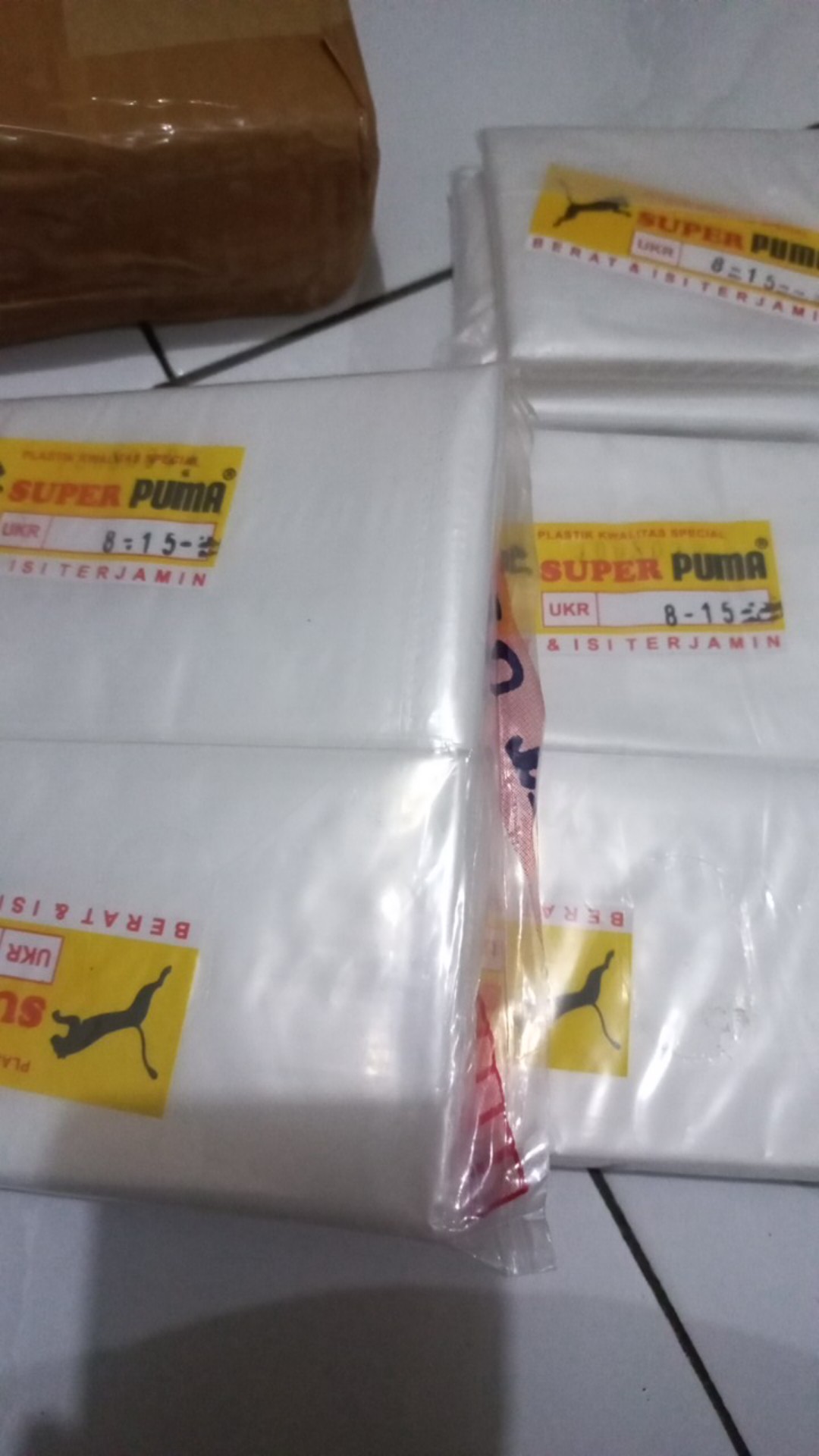 Plastik Pe Cap Puma Ukuran 8x15 Cm