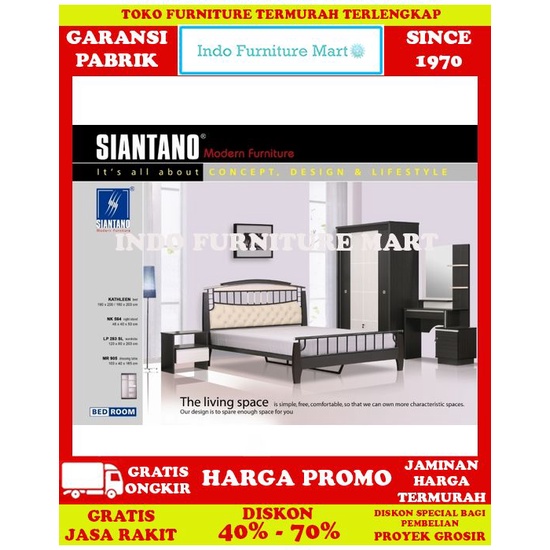Kamar Tidur Minimalis Set Bedroom Siantano  Kathleen 160 X 200