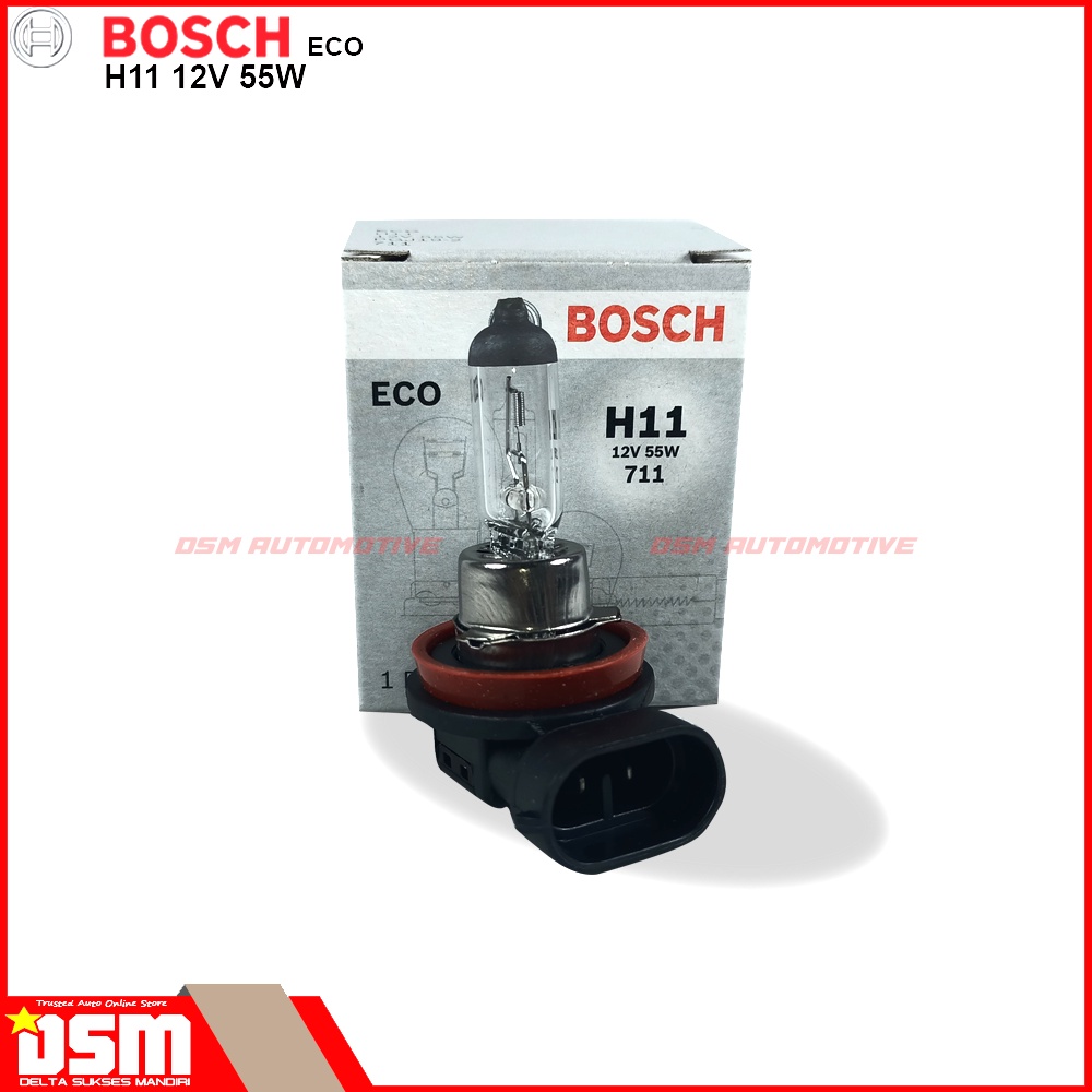 BOSCH Eco Lampu Mobil H11 12V - 55W / Foglamp Lampu Kabut Bosch Original