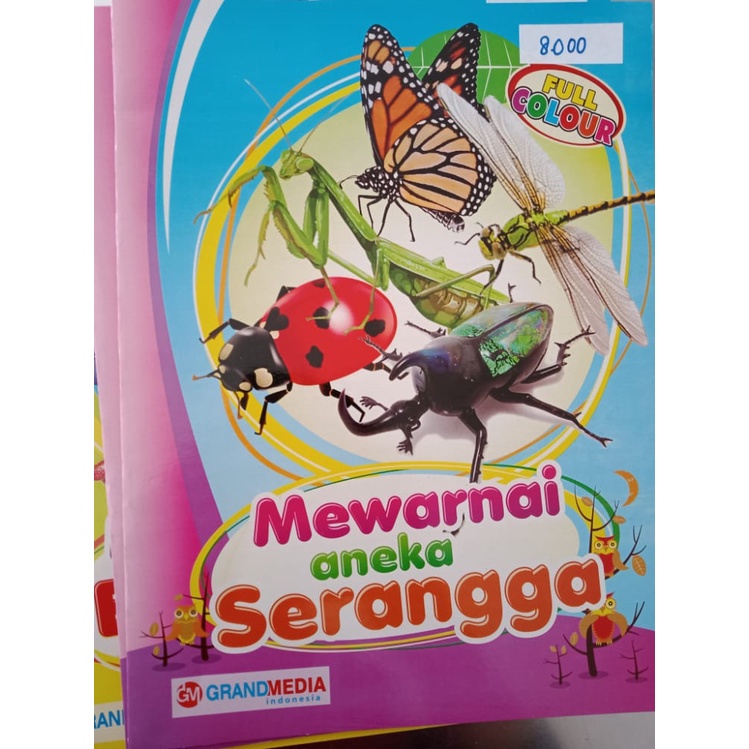 Buku Mewarnai Buah/Hewan