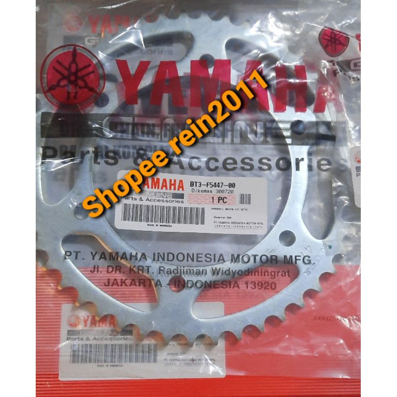 GEAR GIR SET VIXION R ASLI ORI YAMAHA BT3 W001A 00