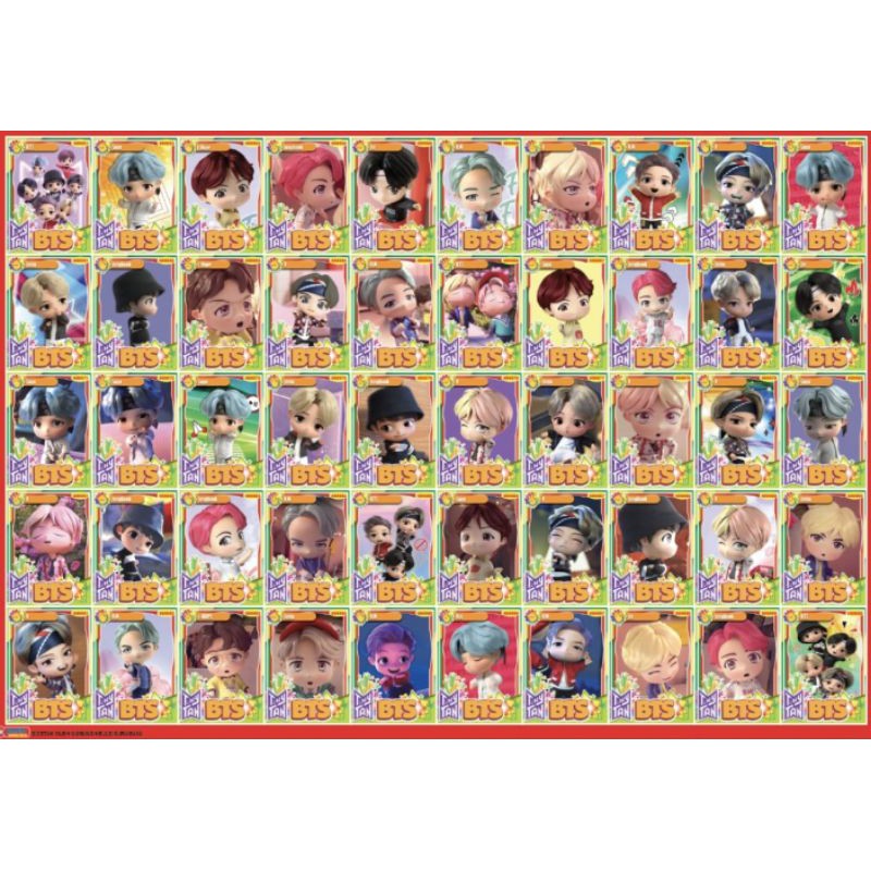 POSTER ANAK/POSTER EDUKASI ANAK/Poster BTS BT21-BTS