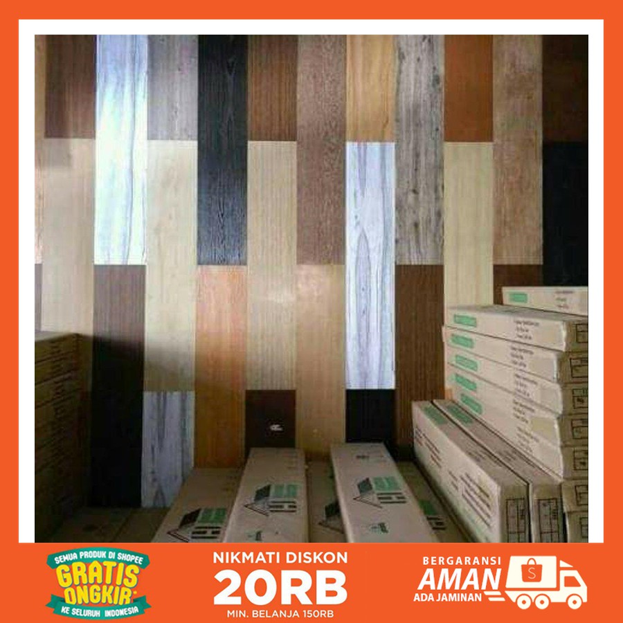 Jual Vinyl Lantai  Lembaran  Motif Kayu  Limited Shopee 