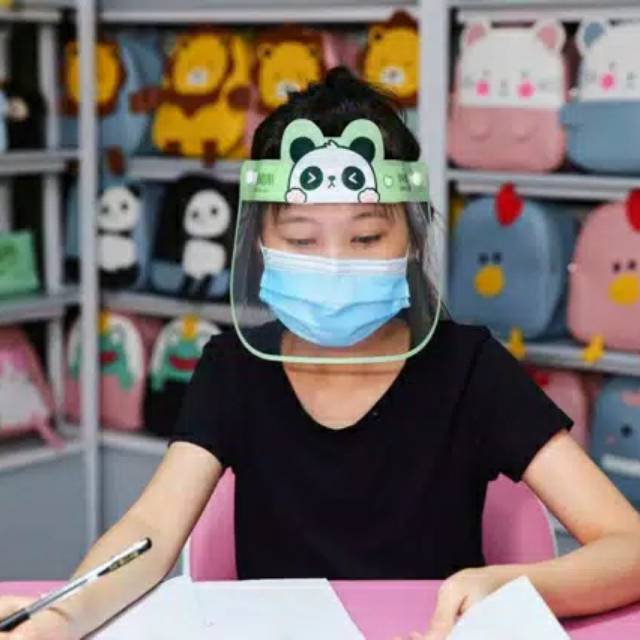 FACESHIELD ANAK KARAKTER  // faceshield anak kartun // faceshield import