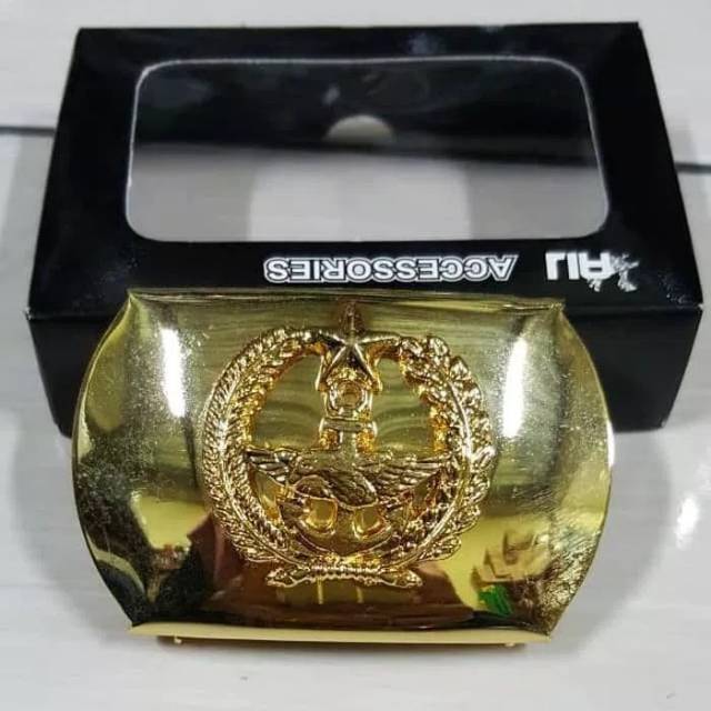 kepala sabuk PDH TNI kilap non brasso | Timang TNI PDH kilap | Timang PDH TNI kilap lux tanpa brasso