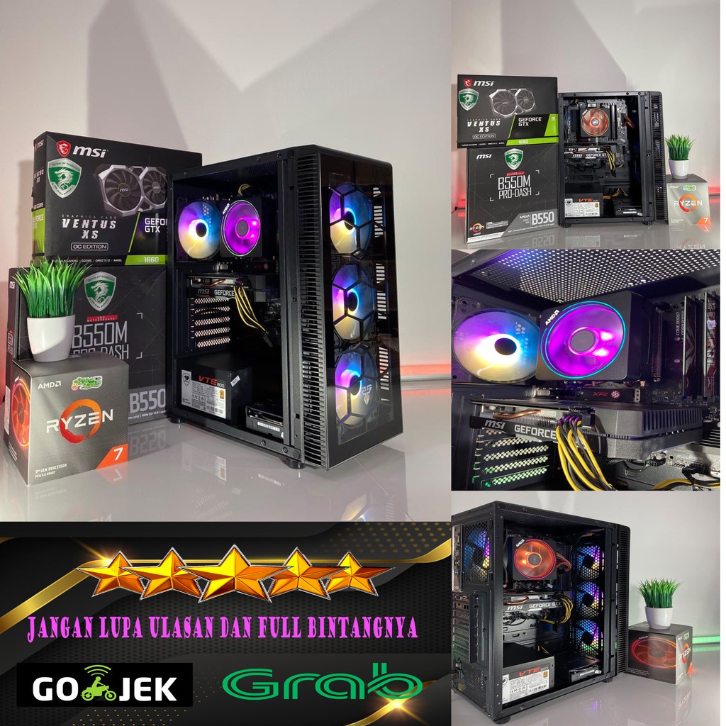 PC RAKITAN COMPUTER13 GAMING DESAIN SPEC SULTAN TIPIS2 MURAH PARAH REQUEST No.8