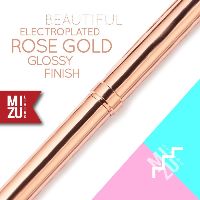 SUBLIMELY GOLDEN MEISTER GOLD PEN Twist Refillable Black Ink Tinta Hitam Ballpoint Pocket Clip Emas-5