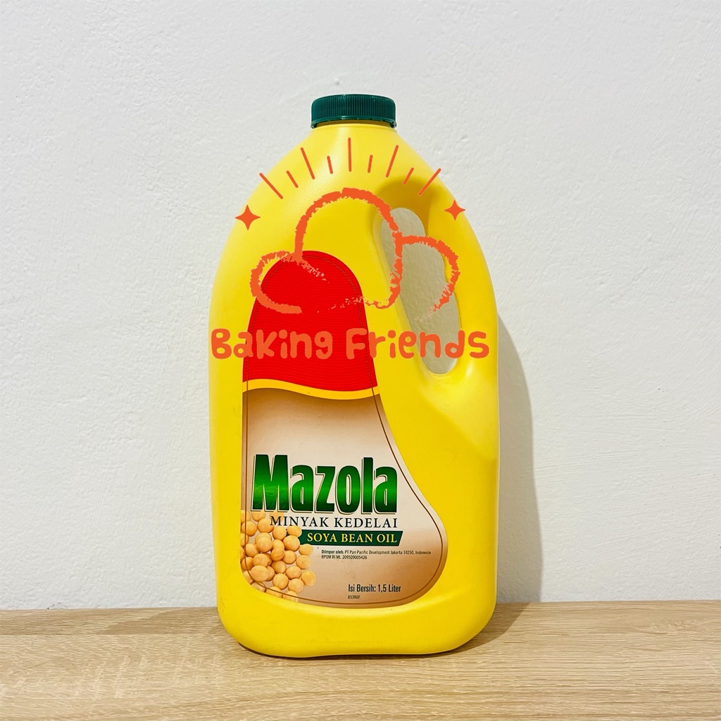 MAZOLA SOYA BEAN OIL 1.5 LITER/MINYAK KEDELAI 1,5 LITER/MINYAK KACANG KEDELAI