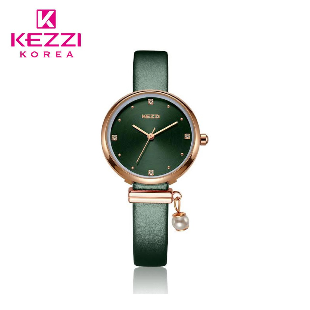 Kezzi Korea 1893 Hijau - Jam Tangan Fashion Wanita - Model Analog