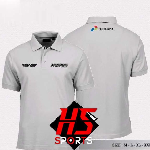 Poloshirt / Kaos Polo Pertamina Mandalika SAG Simple - POLO PERTAMINA