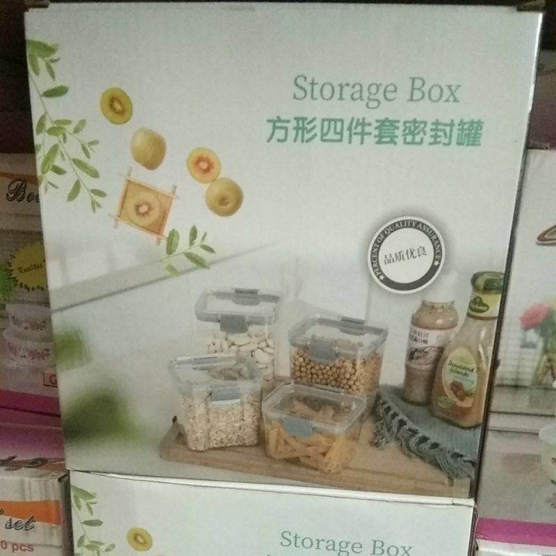 Toples Akrilik/Toples isi 4/Toples Kacang/Toples Kedap udara