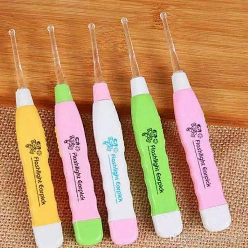 KOREK KUPING LED EARPICK FLASH PEMBERSIH KUPING BAYI