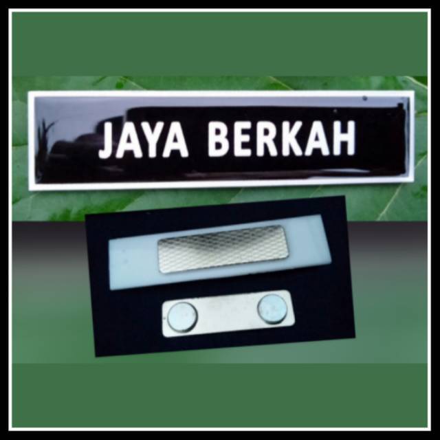 

Name tag Papan Nama Dada pengait Magnet