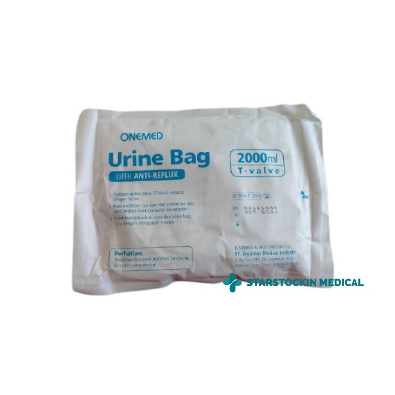 Jual Urine Bag Steril Onemed T Valve Ml Shopee Indonesia