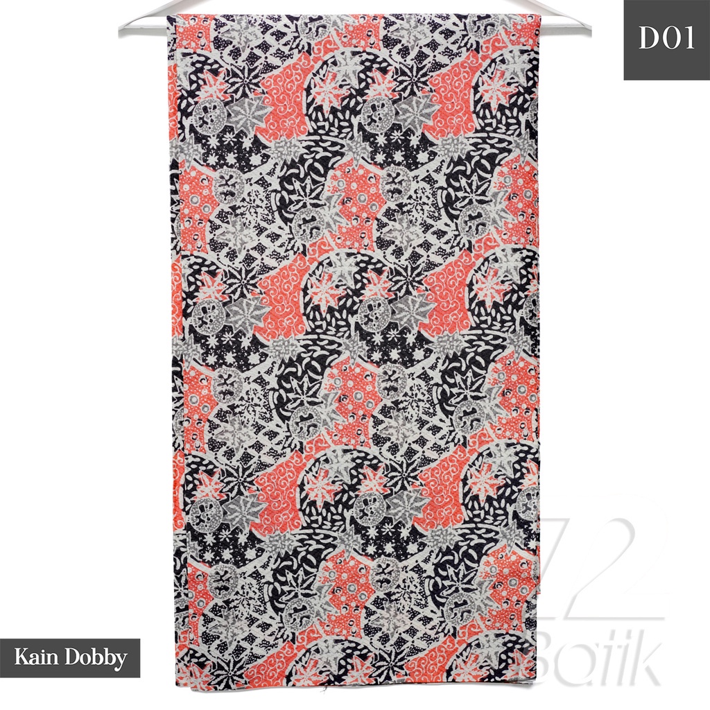 KAIN BATIK PREMIUM Bahan Dobby Motif Daun Abstrak Warna Ungu Hitam Putih 722191 Cap 72 Jarik Jarit Samping Kebat Panjang Batik Katun Modern Premium Bahan Seragam Batik Pernikahan Kantor Keluarga Murah Kamen Jadi Batik Bali Lembaran