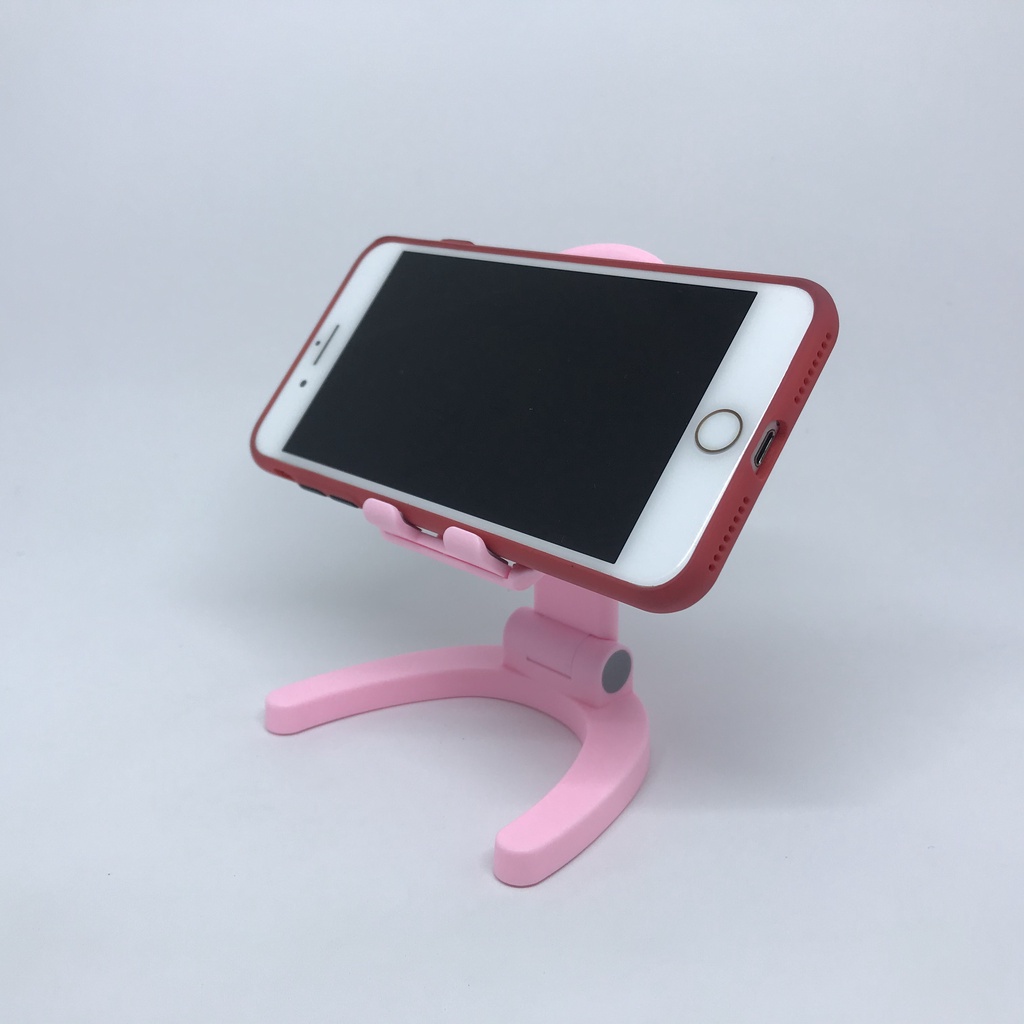 Stand holder hp cermin sandaran dudukan tempat handphone meja mudah di bawa berpergian NB47