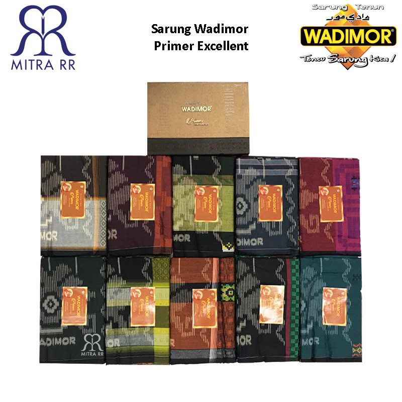 Sarung Wadimor Primer Excellent Motif BHS Songket Satuan / Grosir Sarung Dewasa