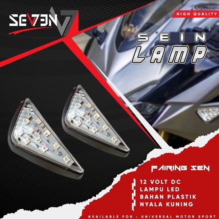 Lampu Sen Tempel Motor Fairing – Universal untuk Ninja, GSX, CBR, R15, R25
