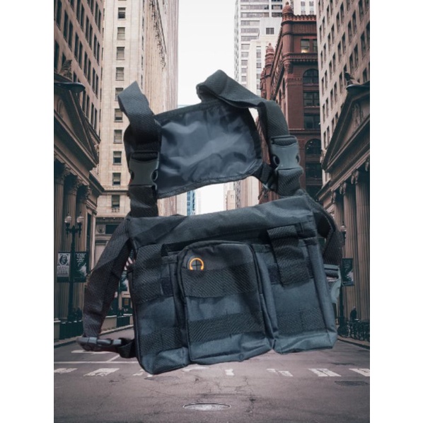 tas dada-tas sepeda-taa motor-tas tutup dada-chest bag-tas rompi dada kjg