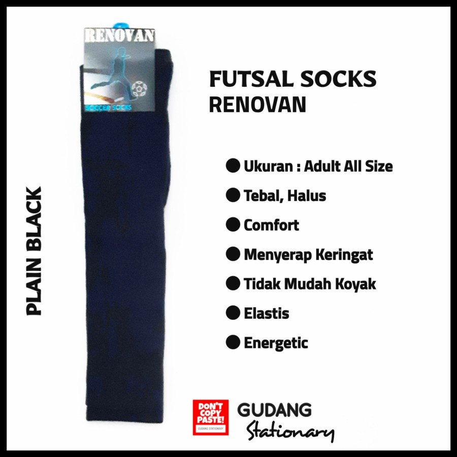 Kaos Kaki Bola Futsal Dewasa Renovan