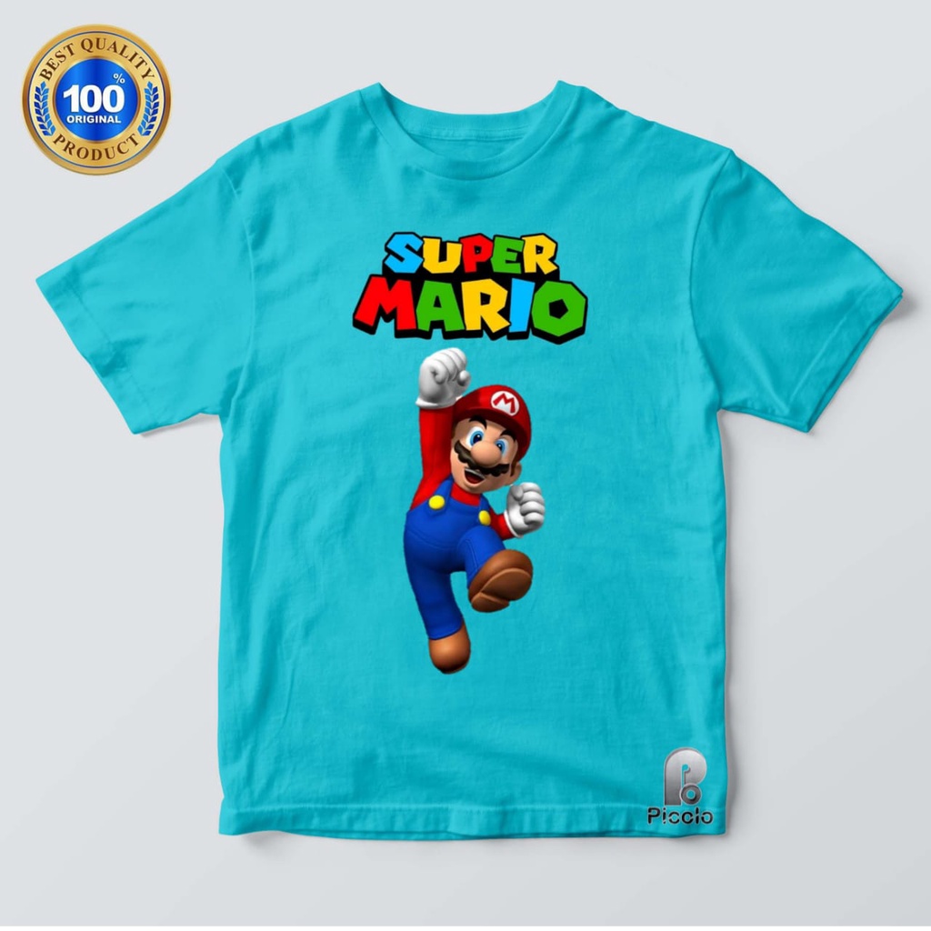 BAJU ANAK KOAS ANAK SUPER MARIO ATASAN ANAK