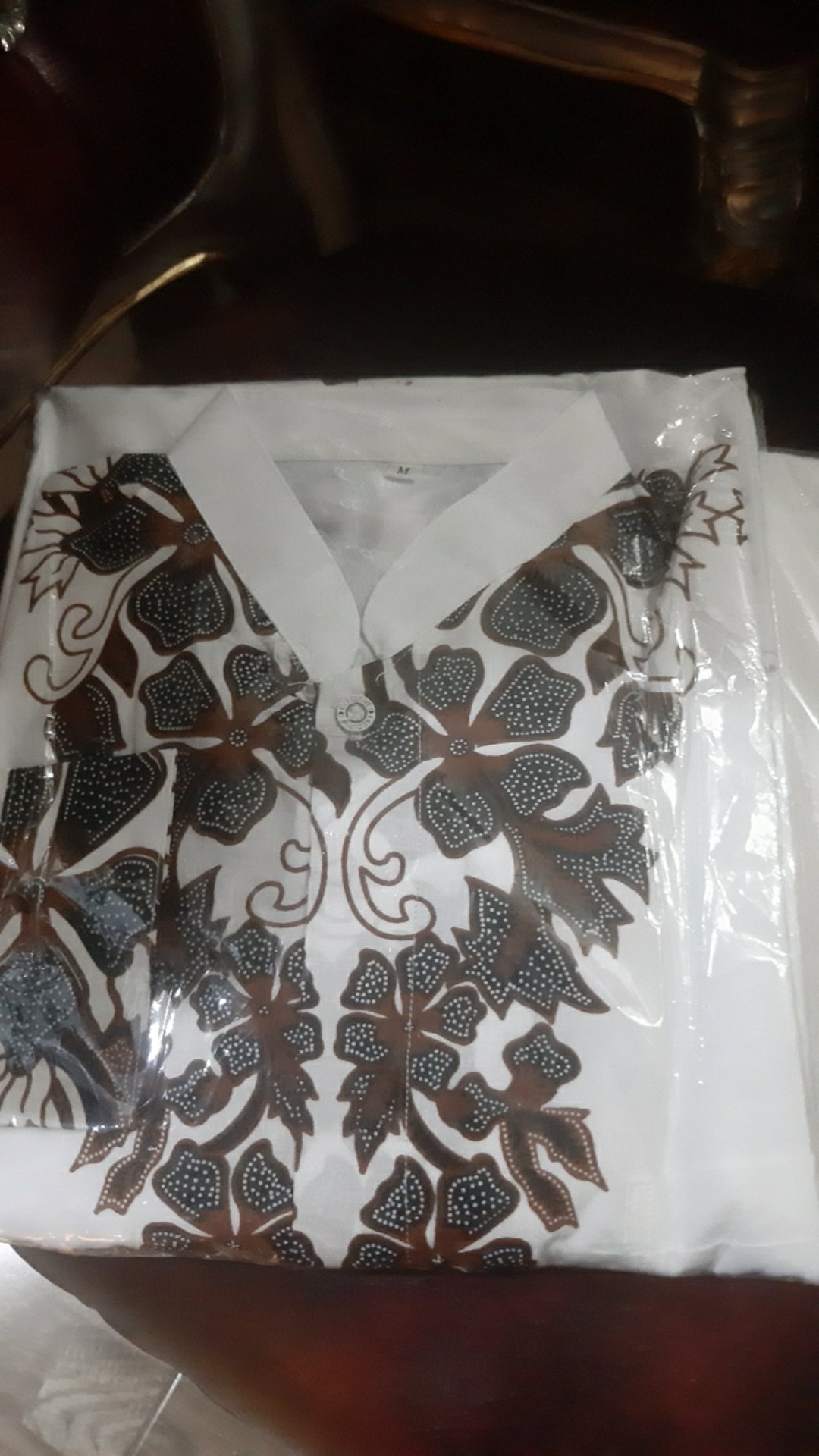 Setelan Sarung Baju Koko Gunungan Putih Lengan Panjang Dan Pendek Batik Solo