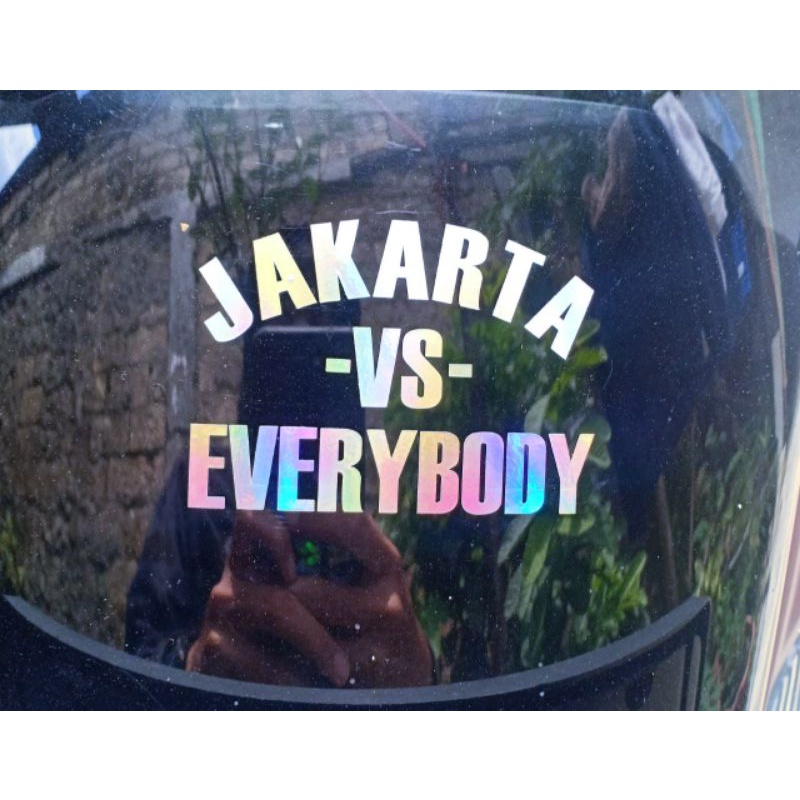 Sticker Jakarta vs everybody cutting