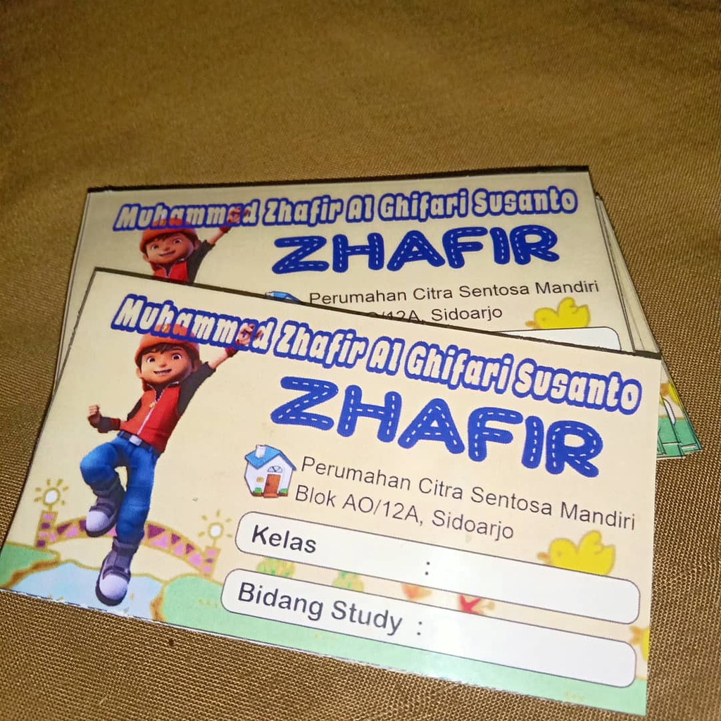 

stiker buku pelajaran