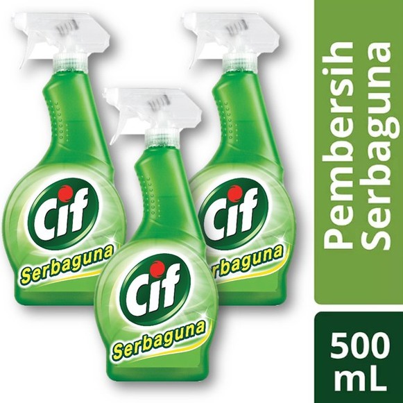 Cif Spray Pembersih Serbaguna Original 3 x 500 mL