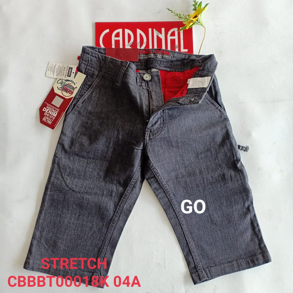 gof CBBBT CARDINAL JEANS Celana Pria Celana Pendek Bermuda Casual Sobek Regular Slimfit Skinny Fit