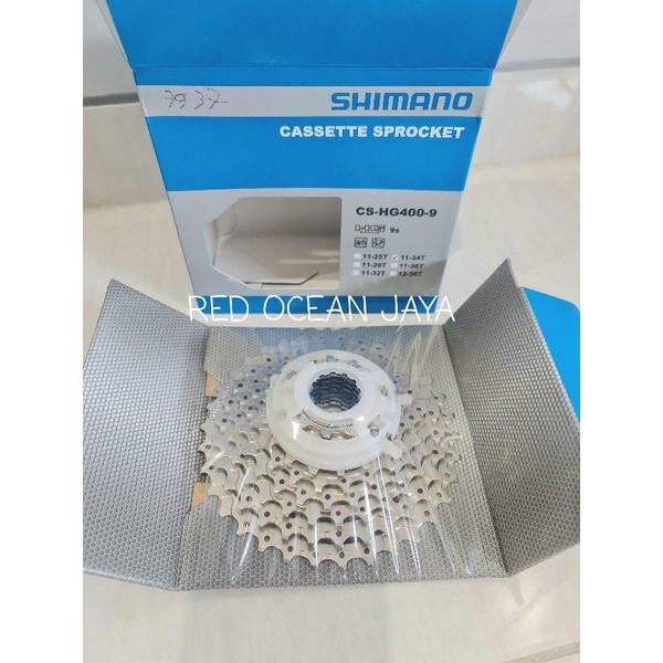 shimano sprocket sora hg400 11-34T 9 speed 9speed 9sp 9 sp sproket hg 400 11-34