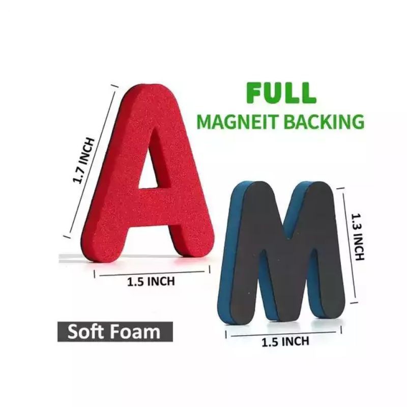 magnet letters 256 pcs terlengkap huruf &amp; angka terbaru / eva foam movable alphabet magnets letter / media belajar anak terlengkap magnet letters 234 &amp; 256 pcs / eva foam movable alphabet magnets letter