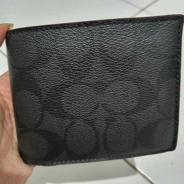 Preloved Men wallet dompet pria coach authentic branded original