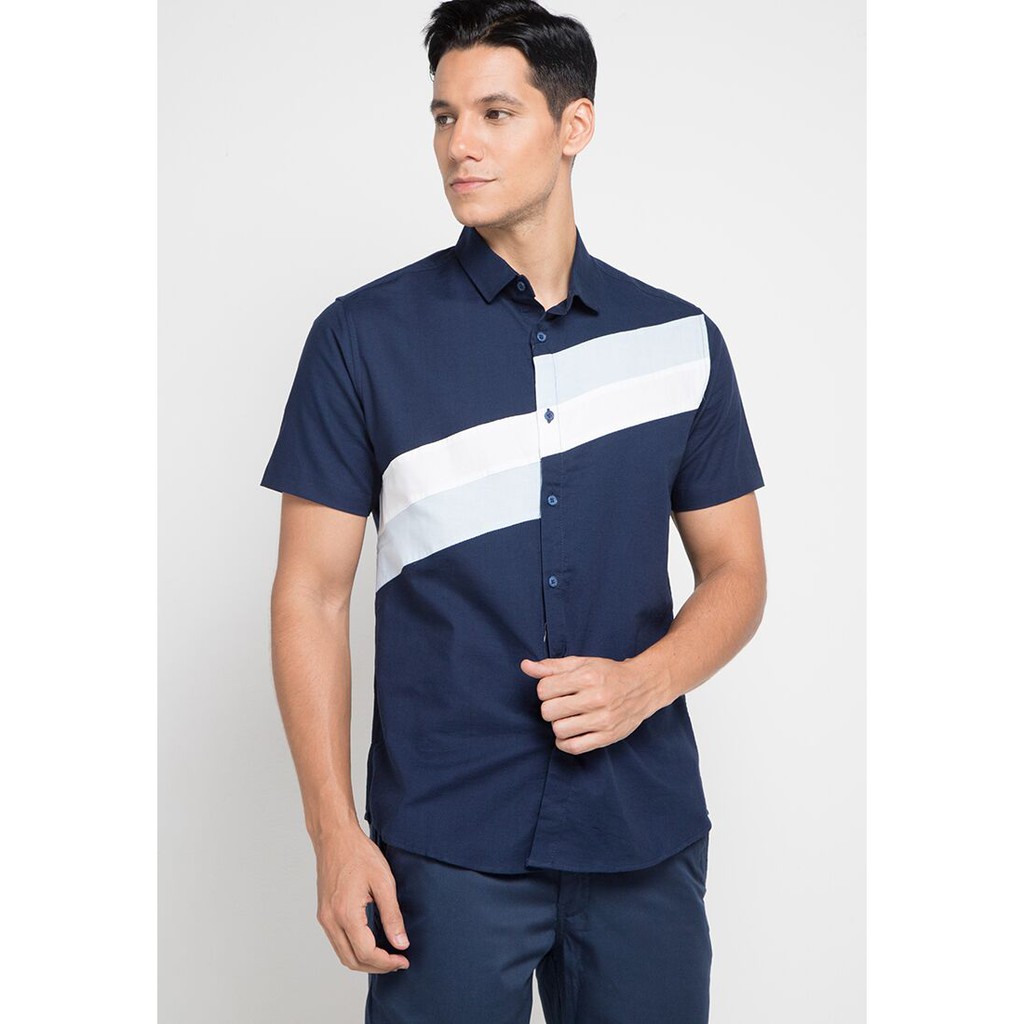 M231 Kemeja Pria Basic Combination Cotton Rich Lengan M231 Kemeja Pria Basic Combination Cotton Rich Lengan