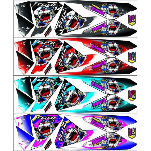 Striping Vario 150 / 125 Esp 2015 2016 2017 Variasi Stiker Sticker Skotlet Scotlite Body Motor Listt