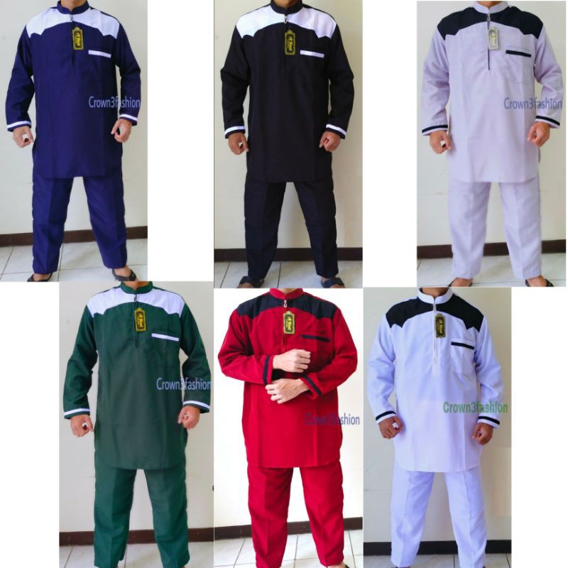 Setelan koko pria pakistan terbaru one set kurta termurah ☆Bisa COD