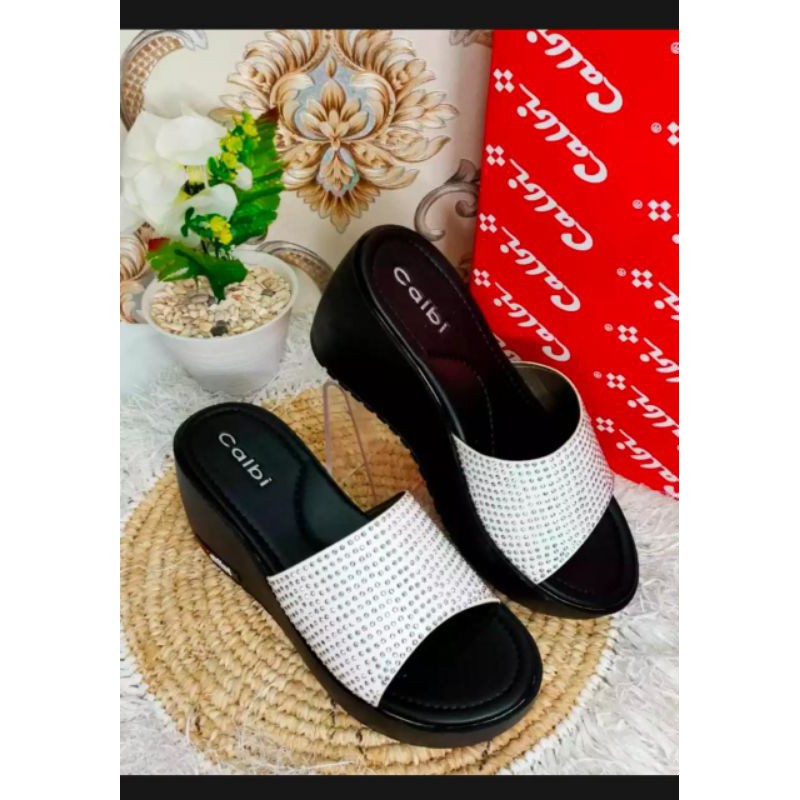 CUCI GUDANG Sandal Wedges Best Seller | Sandal Wedges Calbi