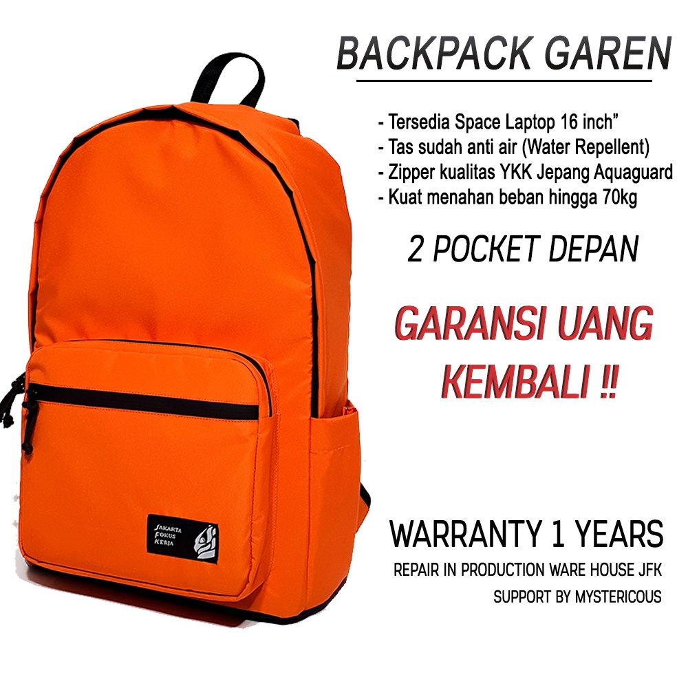 Signature Tas Ransel JFK Garen Limited Edition - Warranty Lifetime