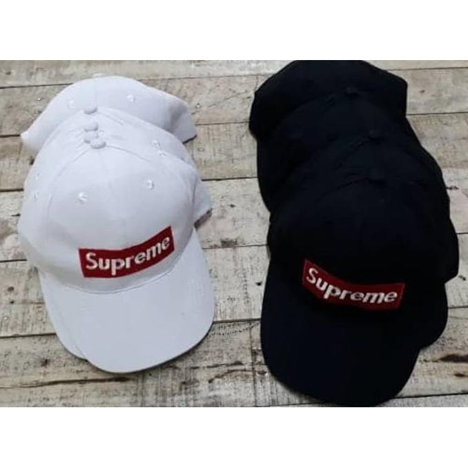 topi supreme original vs fake