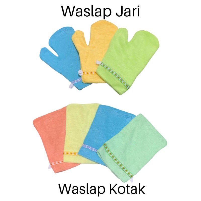 Washlap Jari Bahan TEBAL Washlap Perlengkapan Bayi Lahir Washlap Mandi Bayi