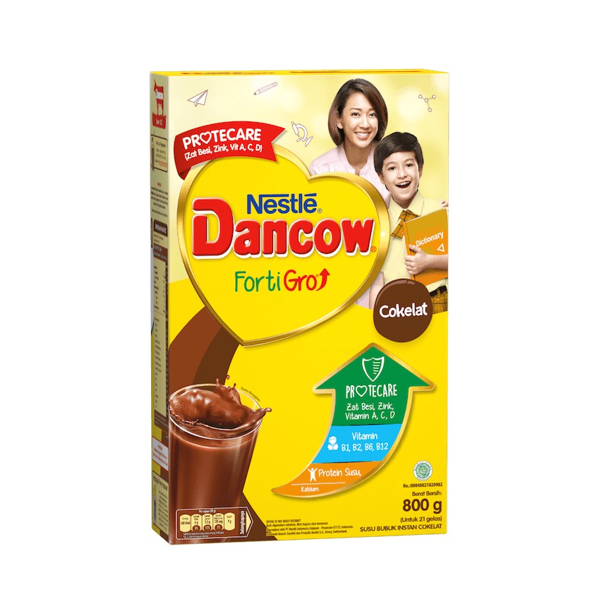 Dancow Fortigro Susu Bubuk Instant Cokelat 800 Gr