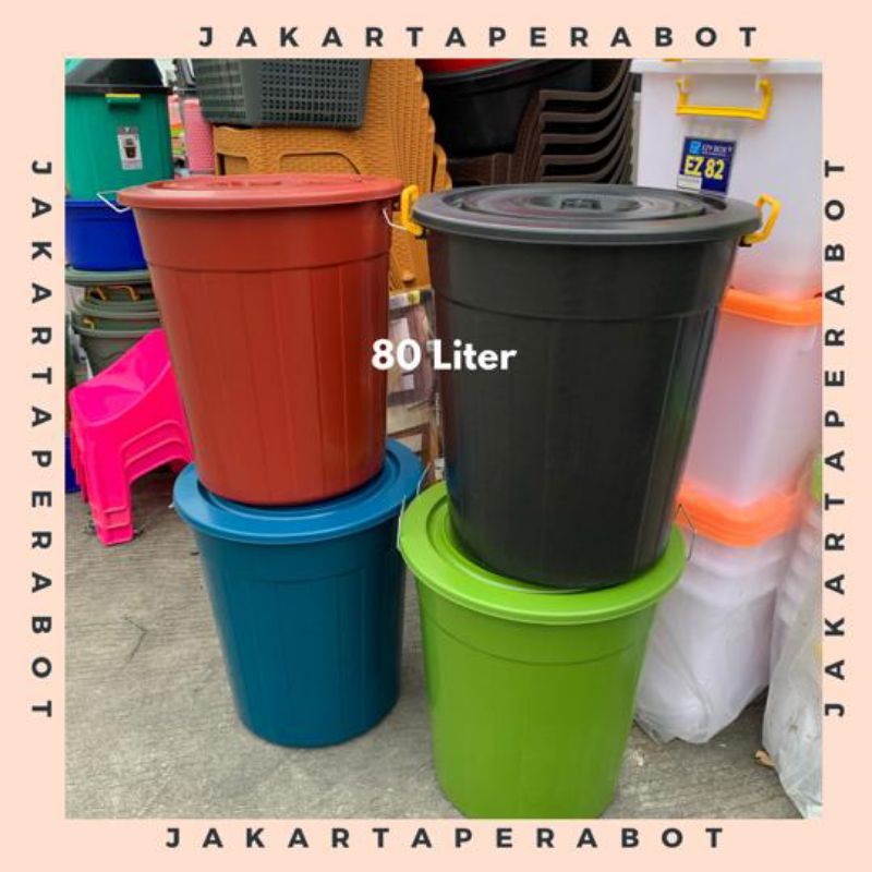 EMBER PLASTIK 80 LITER / EMBER PLASTIK BESAR / EMBER 80 LITER WARNA / EMBER AIR PLASTIK MURAH